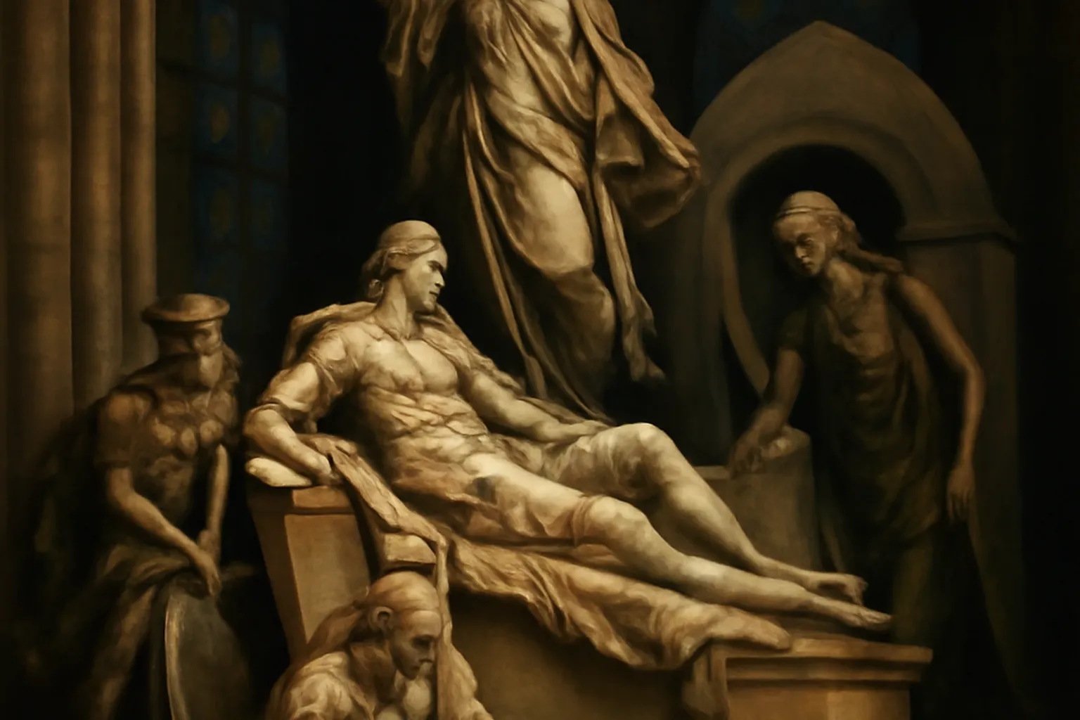 Tombeau du maréchal Maurice de Saxe à Saint-Thomas