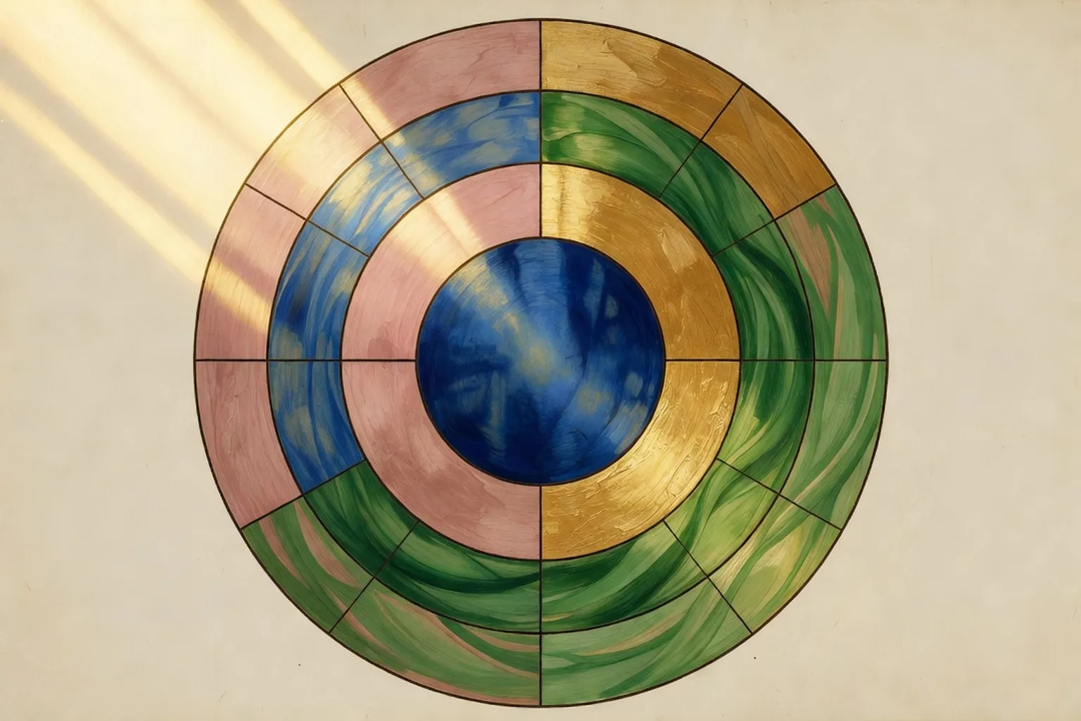 Diagramme de la roue de l'année liturgique