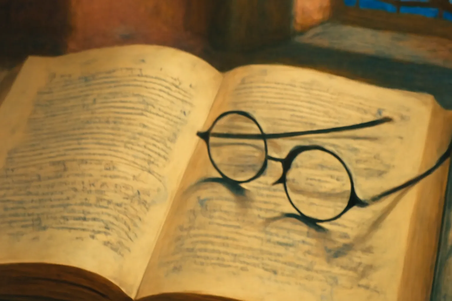 Page ouverte d'une revue théologique avec notes en marge