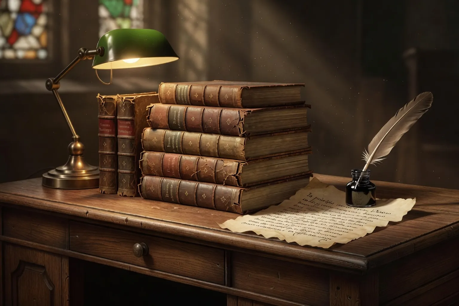 Bibliotheque theologique, ouvrage relie, ouverture sur Somme theologique